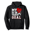 Proud Hockey Goalkeeper Mom Hockey Goalie Hoodie - Graphic Print Men Women - T-Shirt, Sweatshirt, Hoodie