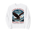 Patriotic American Usa Eagle National Sweatshirt - Unique Graphic Unisex - T-Shirt, Sweatshirt, Hoodie