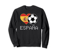 Espana Soccer Spanish Flag Spain Sweatshirt - Aesthetic Graphic Unisex - T-Shirt, Sweatshirt, Hoodie