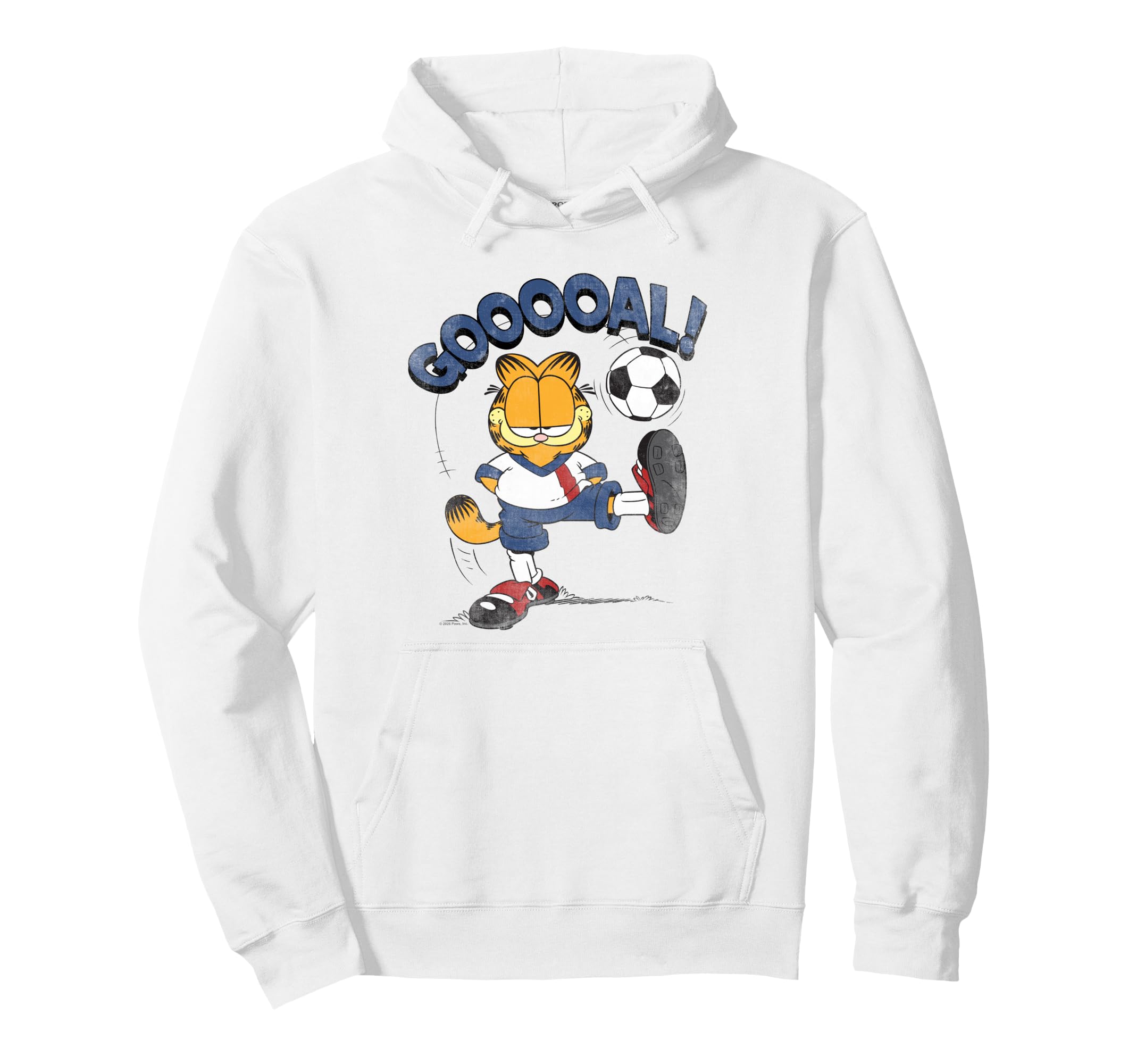 Garfield Soccer Goal Hoodie - Aesthetic Graphic Men Women - T-Shirt, Sweatshirt, Hoodie