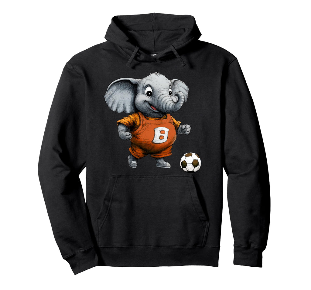 Football Elephants Hoodie - Trendy Graphic for Adults - T-Shirt, Sweatshirt, Hoodie