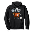 Football Elephants Hoodie - Trendy Graphic for Adults - T-Shirt, Sweatshirt, Hoodie