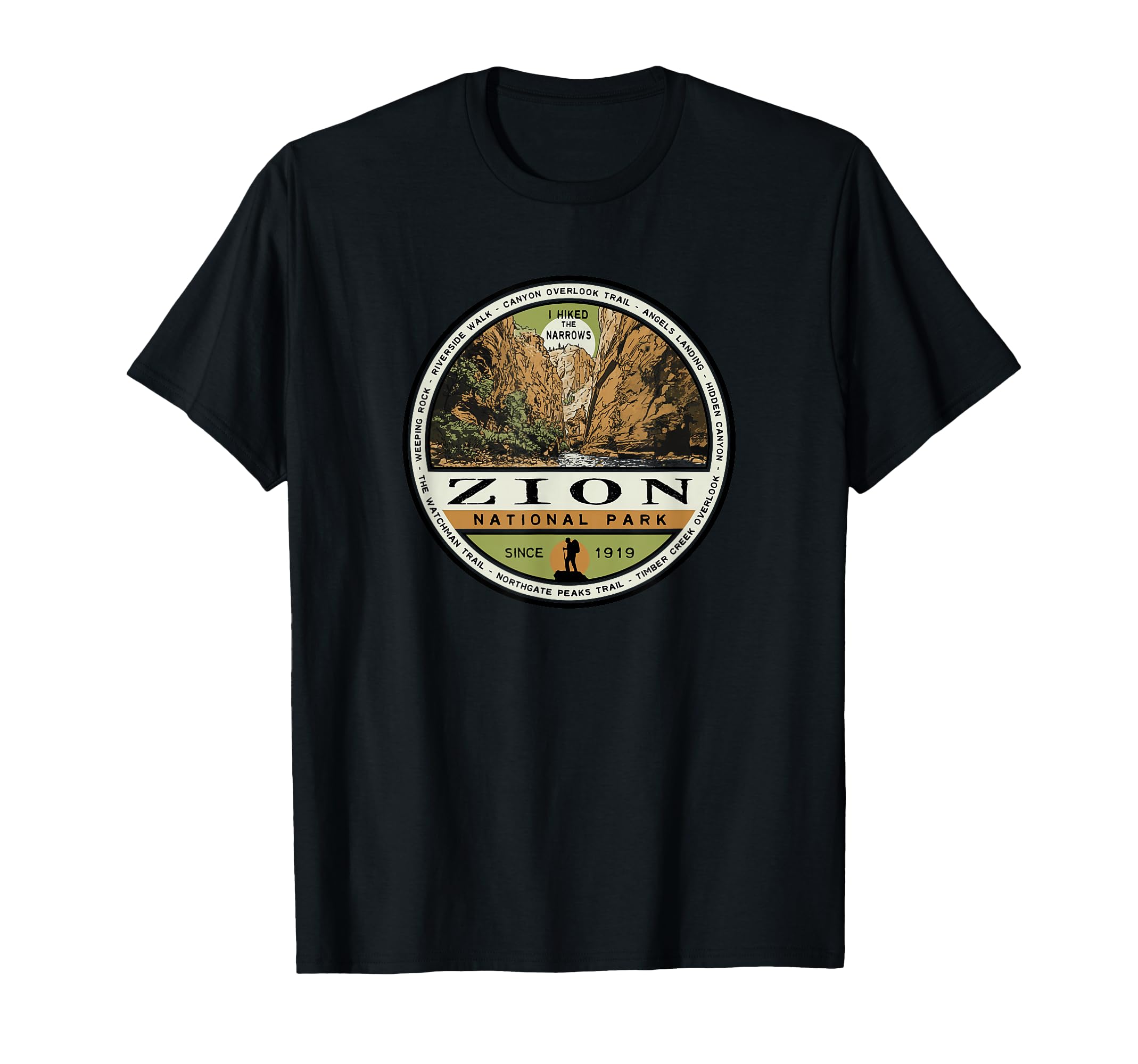 Zion National Park T-Shirt - Aesthetic Graphic for Adults - T-Shirt, Sweatshirt, Hoodie
