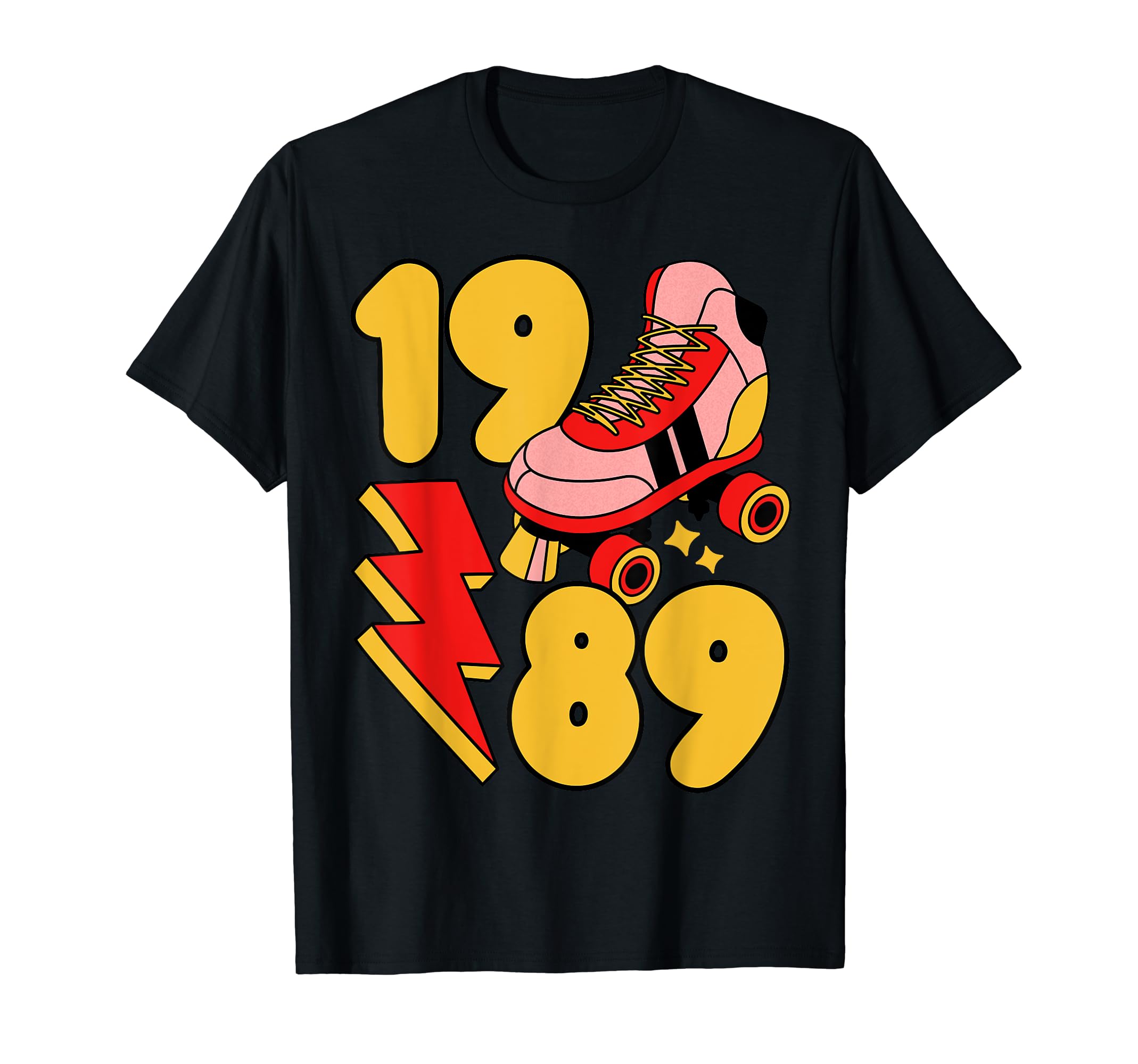 1989 Roller Skate 80S Nostalgia T-Shirt - Novelty Apparel for Adults - T-Shirt, Sweatshirt, Hoodie