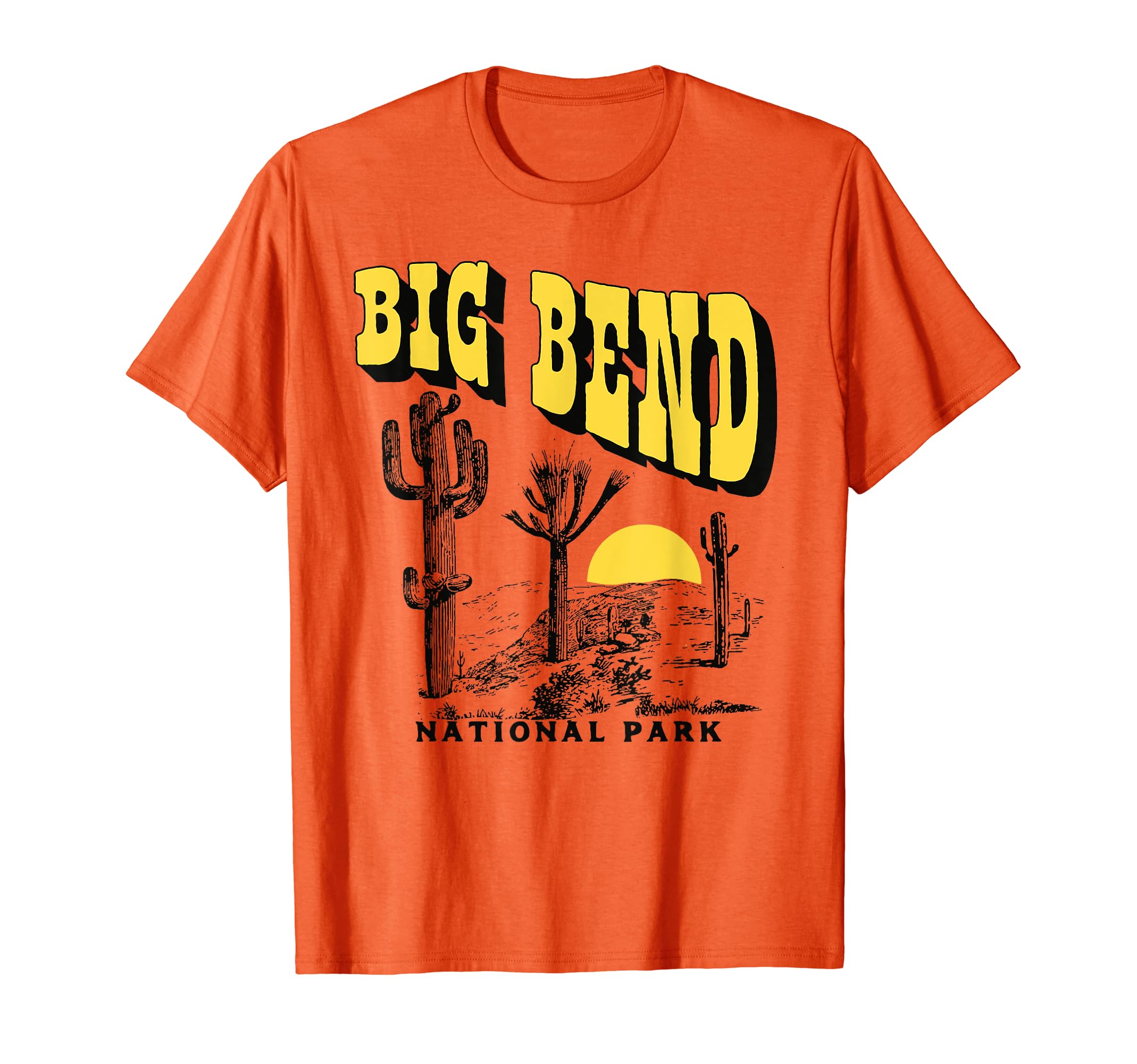 Big Bend National Park Saguaro Cactus T-Shirt - Aesthetic Graphic Unisex - T-Shirt, Sweatshirt, Hoodie