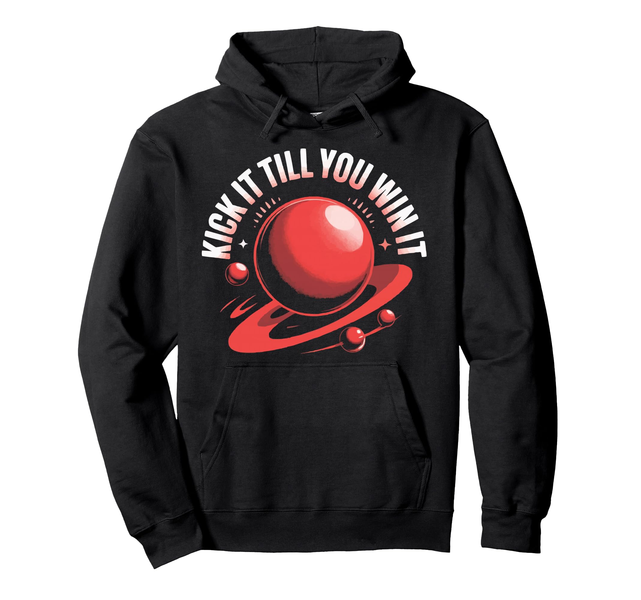 Love Kickball Player Soccer Baseball Hoodie - Graphic Print for Adults - T-Shirt, Sweatshirt, Hoodie