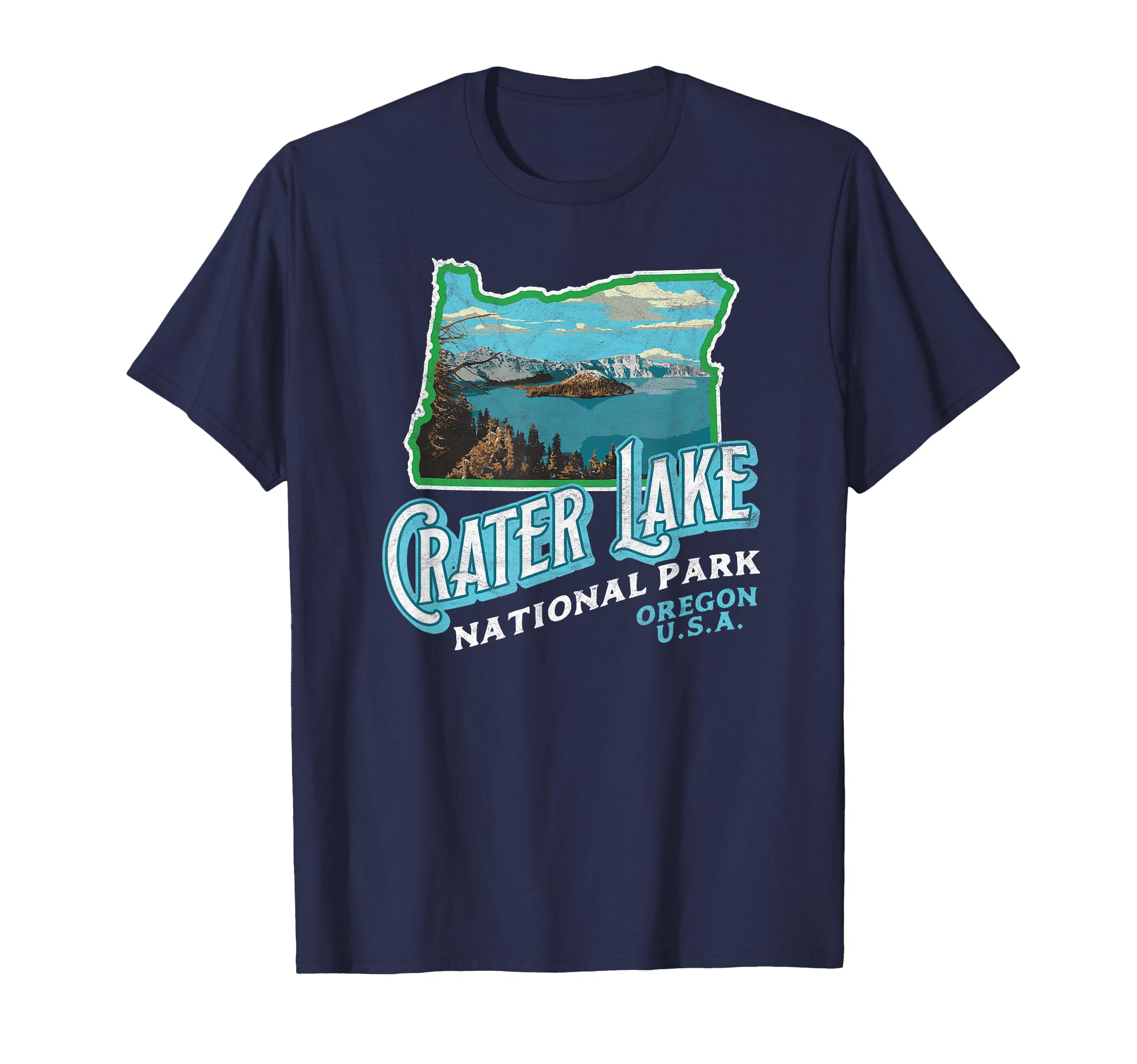 Crater Lake National Park Oregon T-Shirt - Graphic Print Unisex - T-Shirt, Sweatshirt, Hoodie