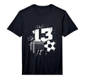 13Th Birthday Soccer Player Football 13 T-Shirt - Streetwear Style Unisex - T-Shirt, Sweatshirt, Hoodie