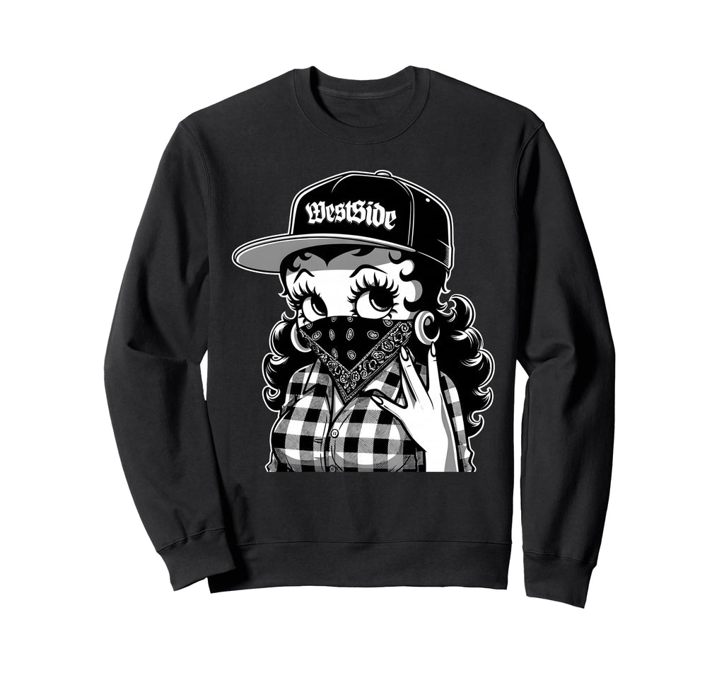 Westside Hand Sign Gang West Sweatshirt - Casual Everyday Wear Men Women - T-Shirt, Sweatshirt, Hoodie
