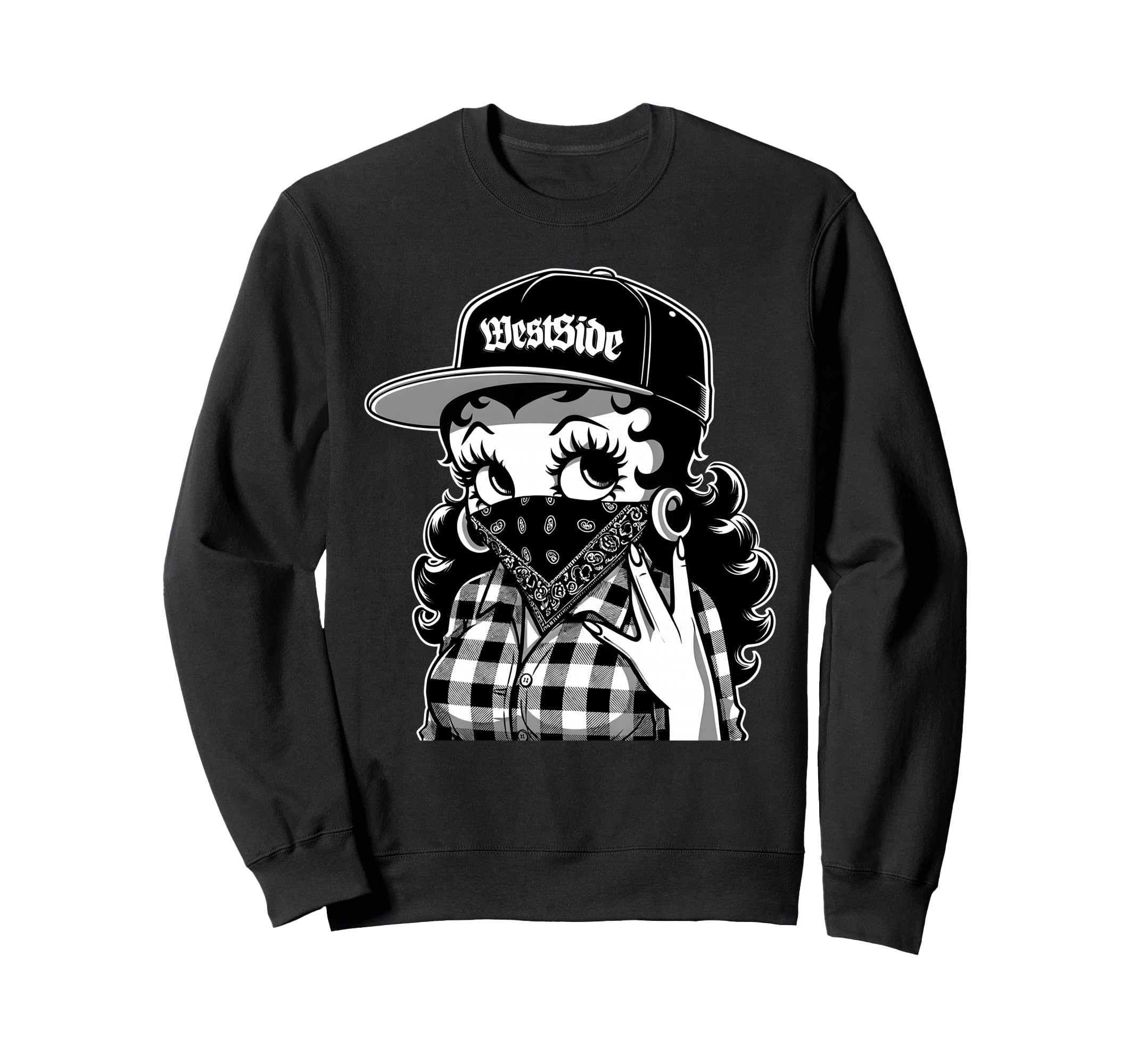 Westside Hand Sign Gang West Sweatshirt - Casual Everyday Wear Men Women - T-Shirt, Sweatshirt, Hoodie