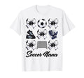 Soccer Nana Bow Soccer Mom Mommy T-Shirt - Aesthetic Graphic Unisex - T-Shirt, Sweatshirt, Hoodie