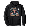 Raised Old School Graffiti Rap Hip Hoodie - Fun Novelty Design for Adults - T-Shirt, Sweatshirt, Hoodie