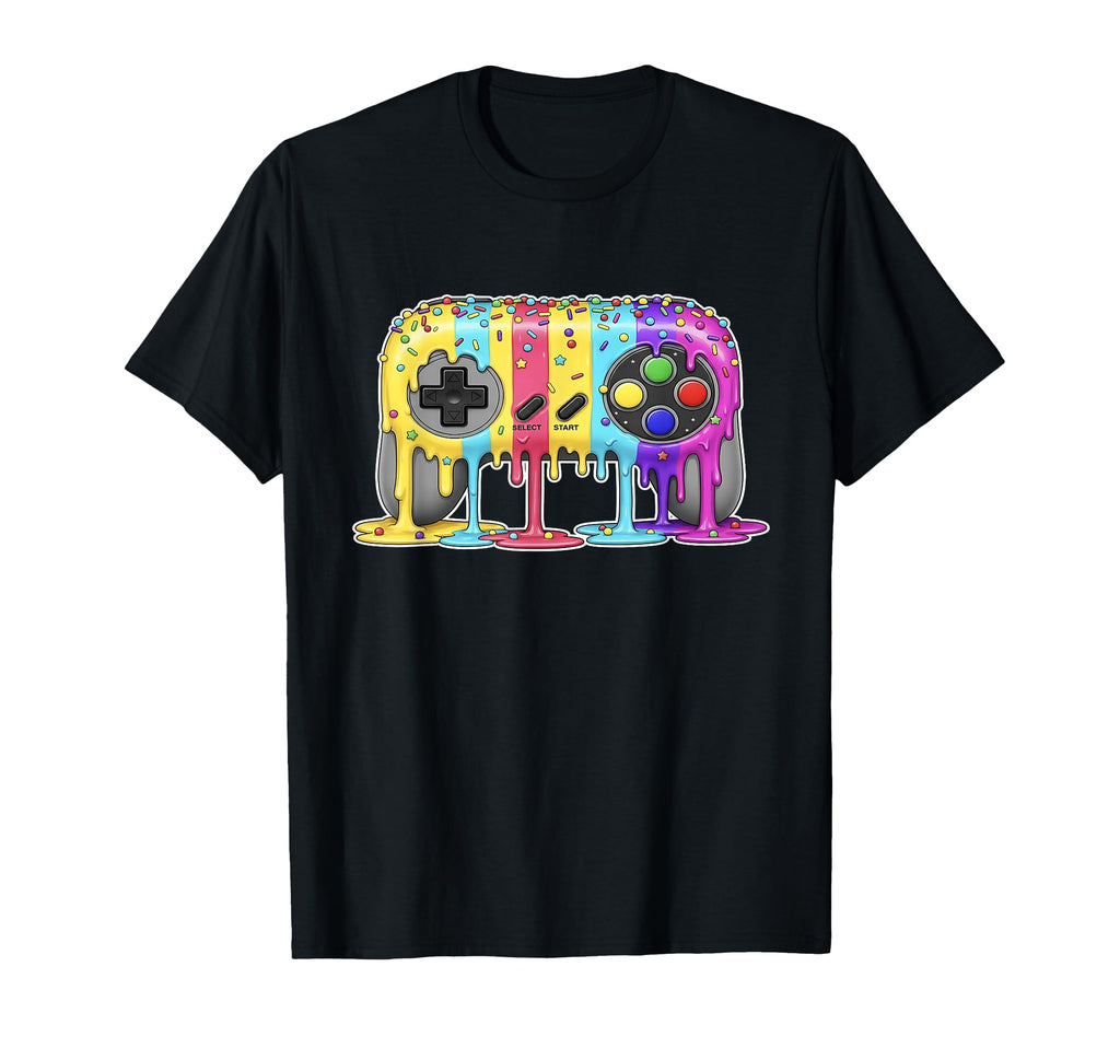 Joypad Ice Cream Drip Arcade Gaming T-Shirt - Aesthetic Graphic Unisex - T-Shirt, Sweatshirt, Hoodie