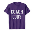 Coach Cody Custom Football Soccer T-Shirt - Minimalist Print Men Women - T-Shirt, Sweatshirt, Hoodie