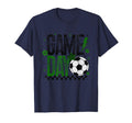 Game Day Soccer Season Black Green T-Shirt - Casual Everyday Wear Unisex - T-Shirt, Sweatshirt, Hoodie