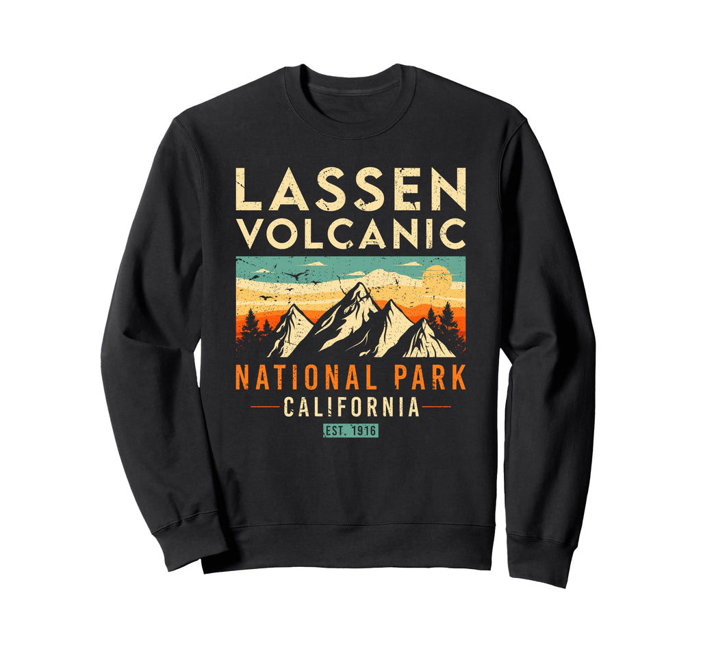 Lassen Volcanic Est 1916 California Sweatshirt - Unique Graphic for Adults - T-Shirt, Sweatshirt, Hoodie