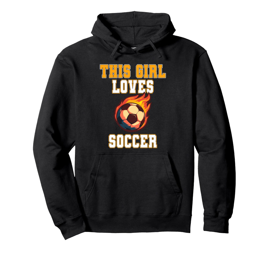 This Loves Soccer Game Day Female Soccer Hoodie - Custom Art Print Unisex - T-Shirt, Sweatshirt, Hoodie
