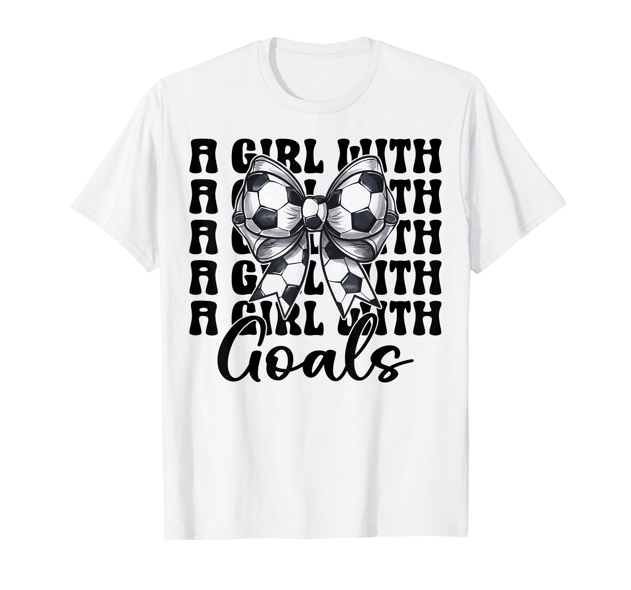 Womens Coquette Bow Soccer Player T-Shirt - Custom Art Print Men Women - T-Shirt, Sweatshirt, Hoodie