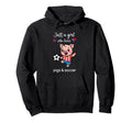Pig Soccer Pig Soccer Hoodie - Aesthetic Graphic Unisex - T-Shirt, Sweatshirt, Hoodie