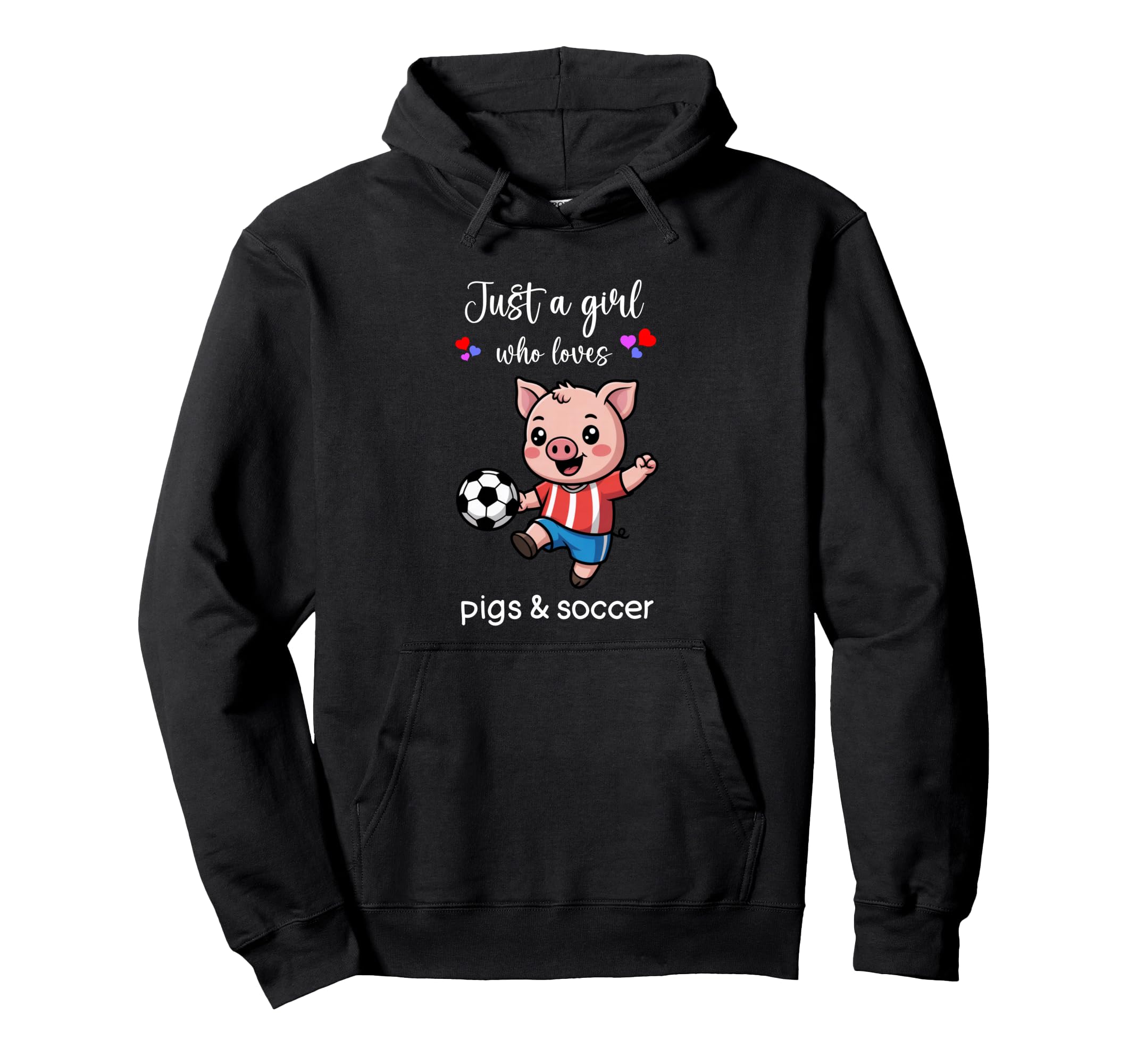 Pig Soccer Pig Soccer Hoodie - Aesthetic Graphic Unisex - T-Shirt, Sweatshirt, Hoodie