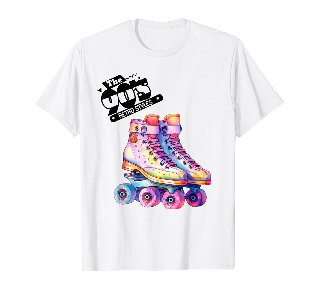 80S And 90S Styles Roller Disco Skates T-Shirt - Streetwear Style Unisex - T-Shirt, Sweatshirt, Hoodie
