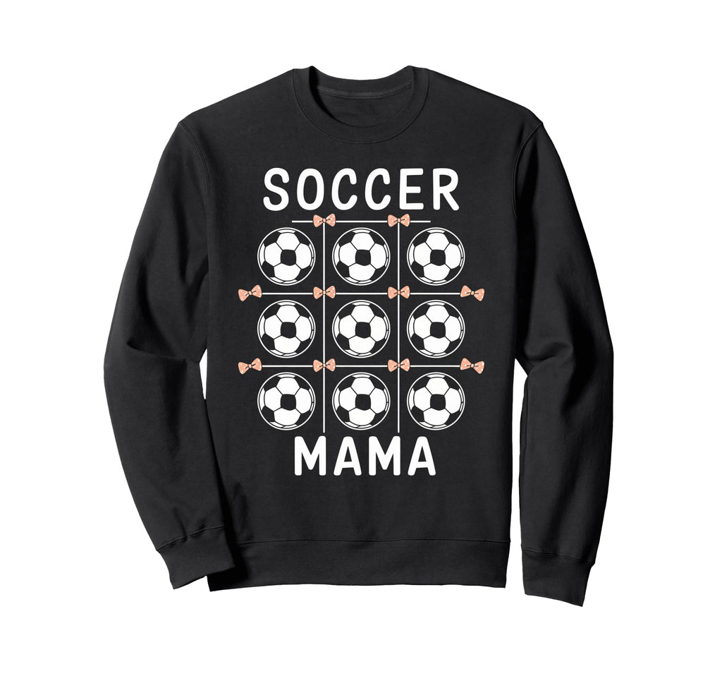 Soccer Mama Coquette Bow Soccer Sweatshirt - Minimalist Print Men Women - T-Shirt, Sweatshirt, Hoodie