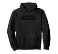 Apparently I Like Soccer Funny Game Hoodie - Minimalist Print for Adults - T-Shirt, Sweatshirt, Hoodie