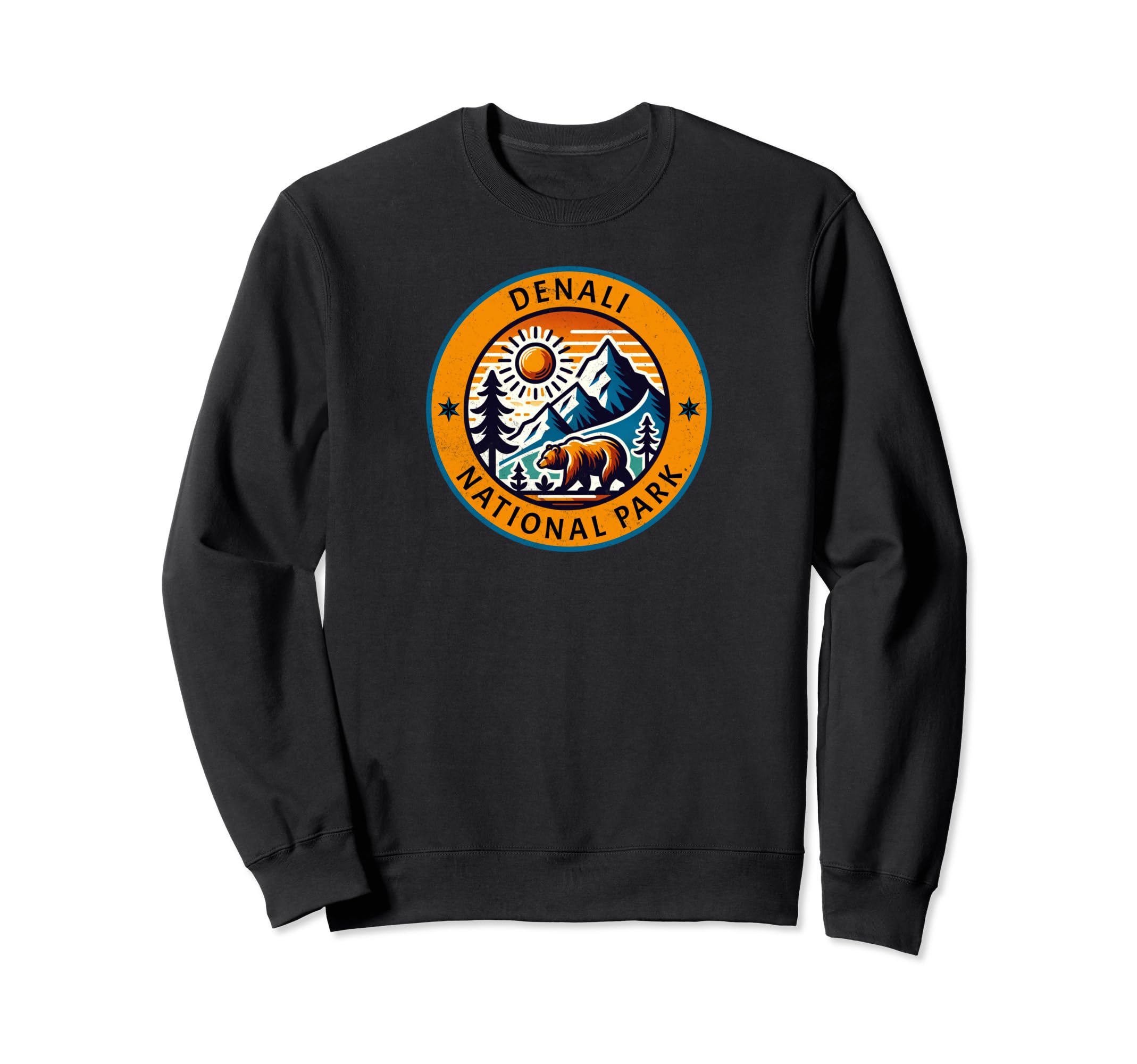Denali National Park Outdoor Sweatshirt - Aesthetic Graphic for Adults - T-Shirt, Sweatshirt, Hoodie