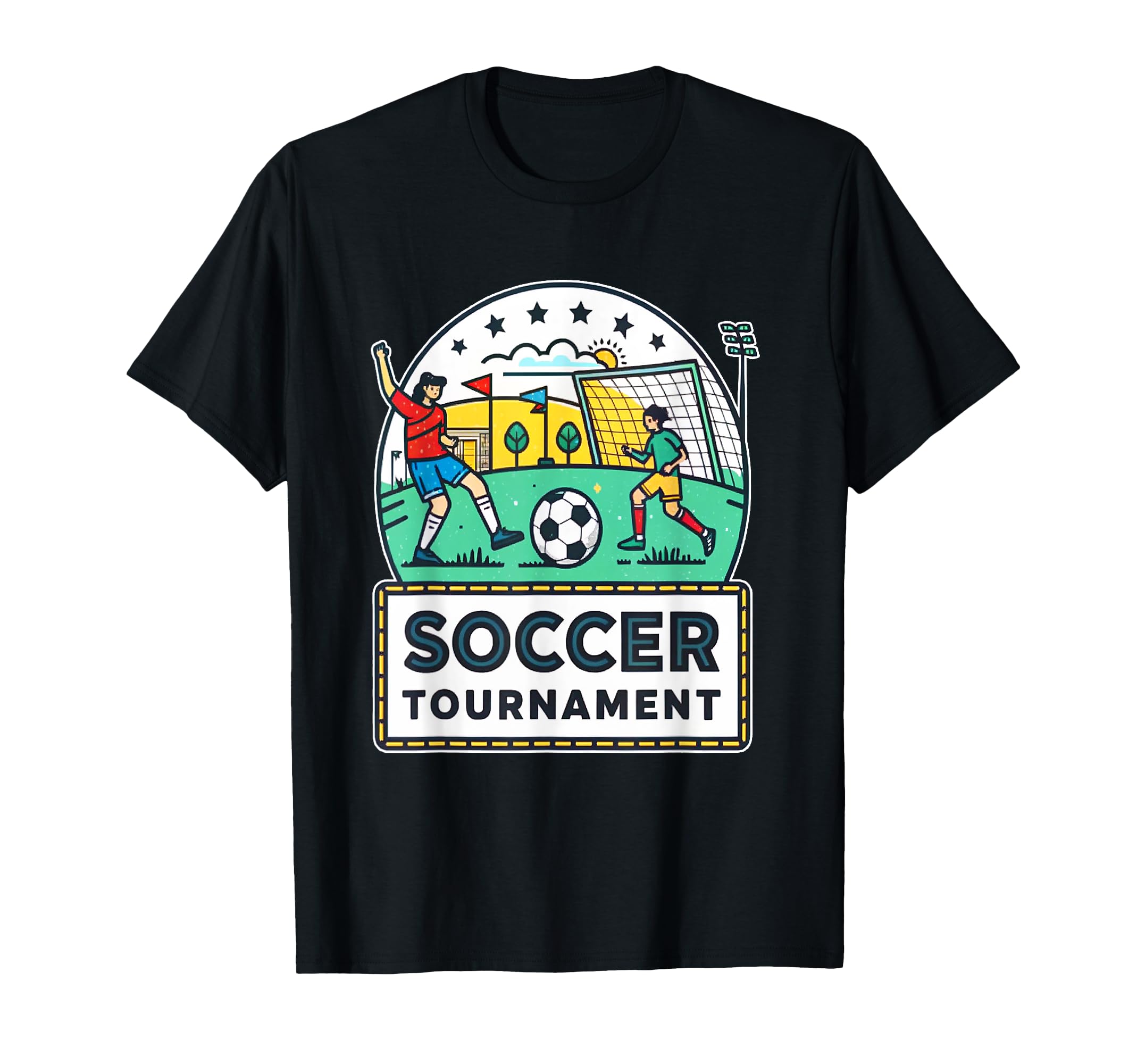 Competitive Sports Soccer Tournament T-Shirt - Minimalist Print Men Women - T-Shirt, Sweatshirt, Hoodie