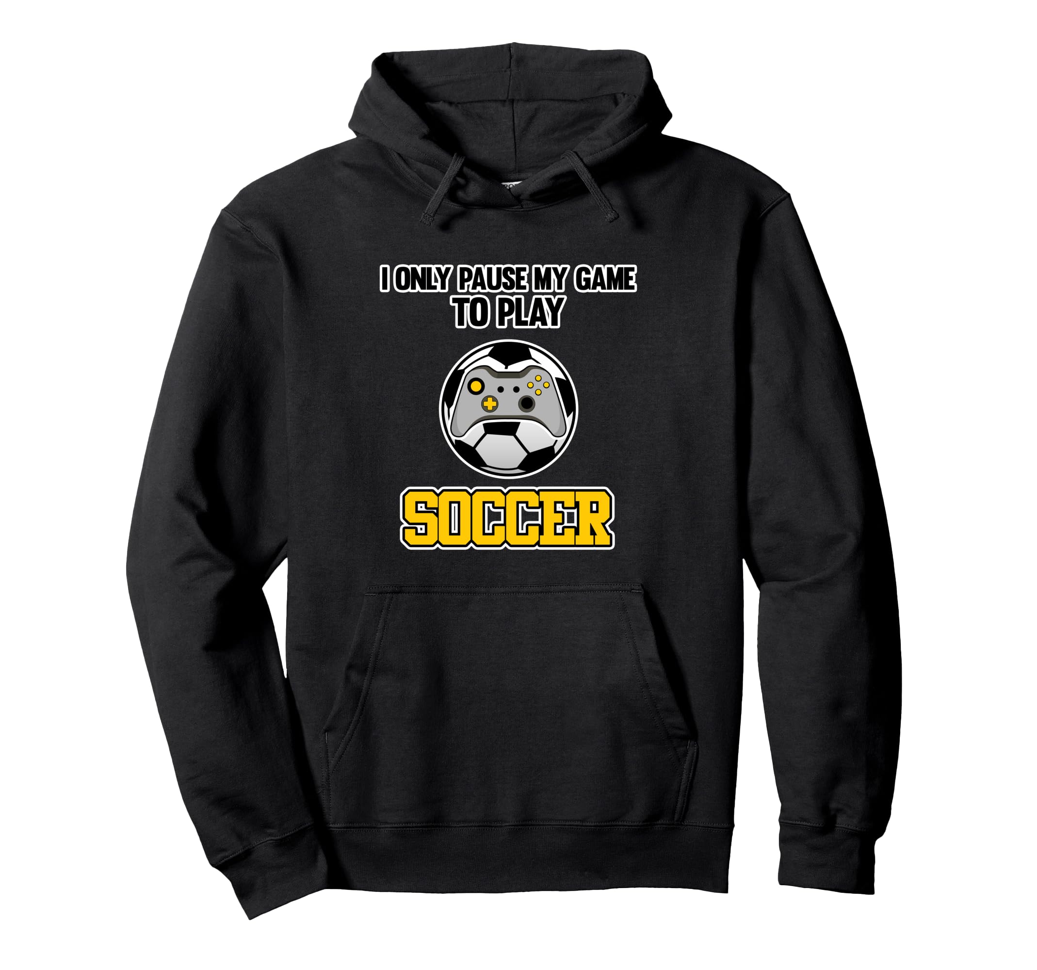 Pause Game To Play Soccer Football Coach Hoodie - Custom Art Print Unisex - T-Shirt, Sweatshirt, Hoodie