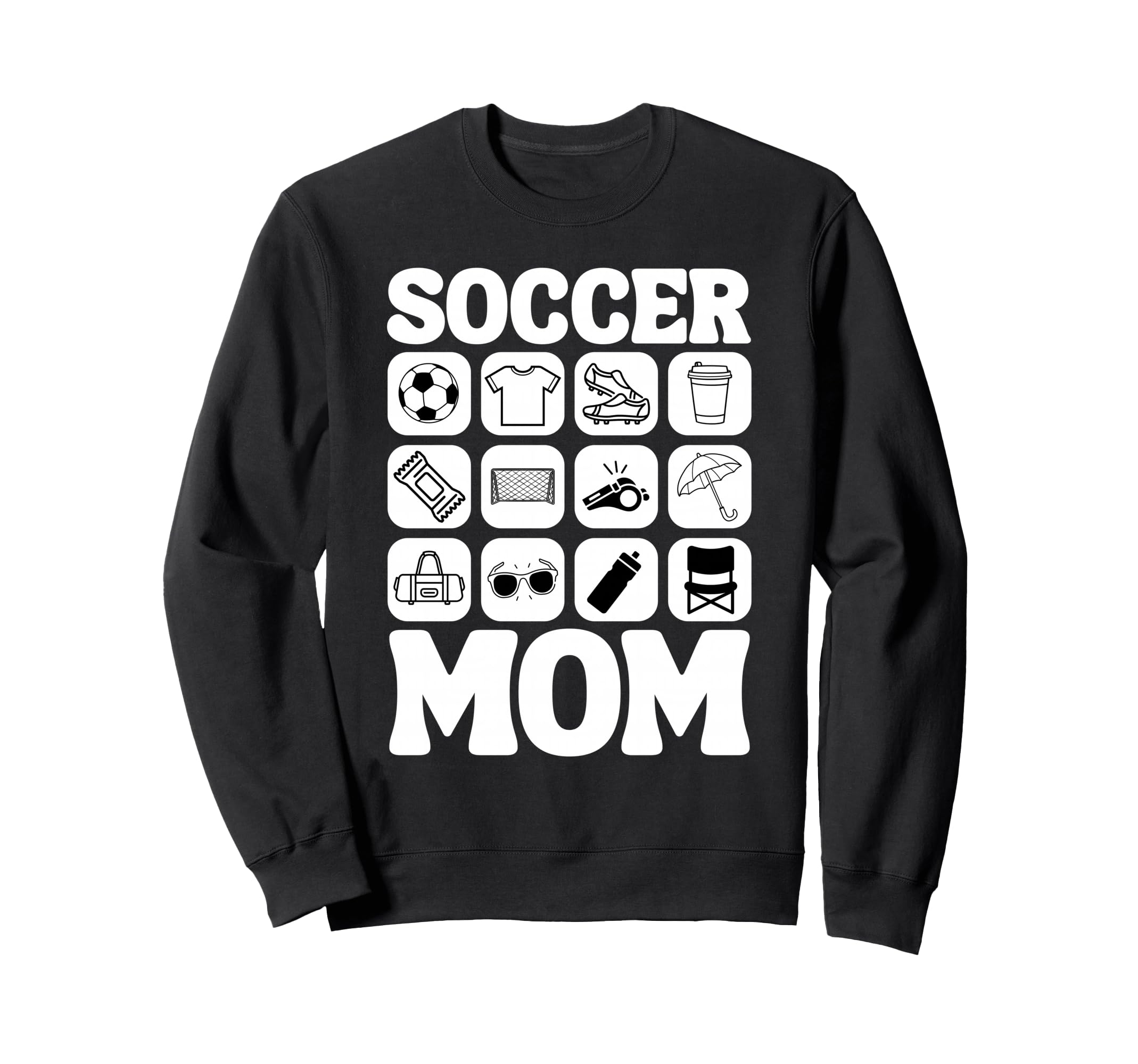 Soccer Mom Icons Soccer Sweatshirt - Unique Graphic Men Women - T-Shirt, Sweatshirt, Hoodie