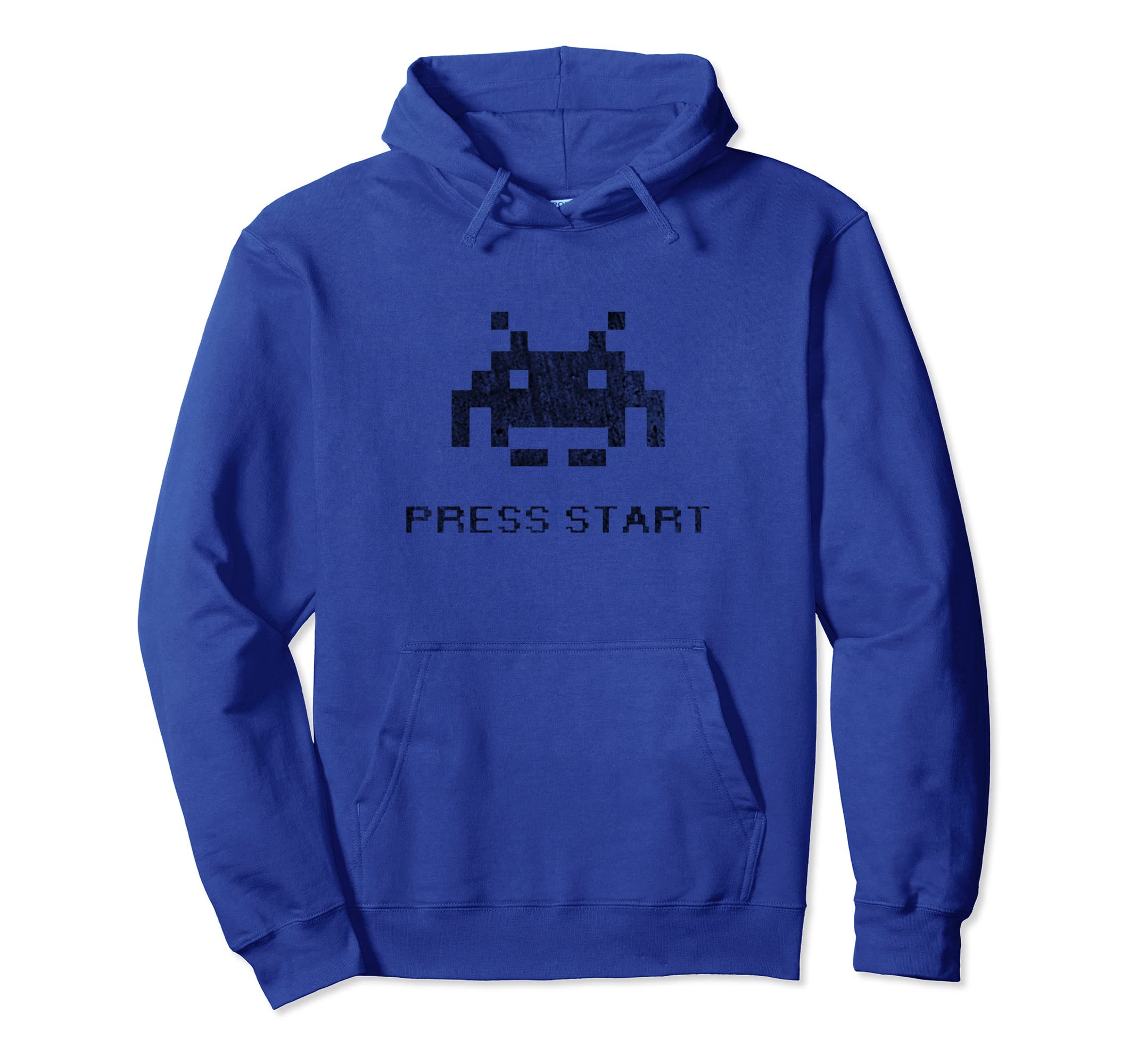 Press Start Arcade Retrogame Gaming Hoodie - Fun Novelty Design for Adults - T-Shirt, Sweatshirt, Hoodie