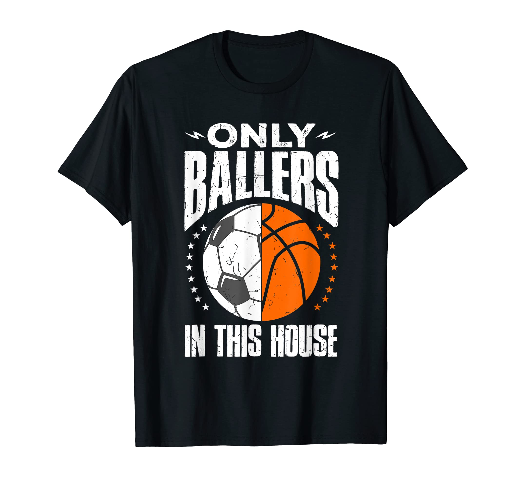Only Ballers Ball Mom Dad Basketball T-Shirt - Graphic Print Men Women - T-Shirt, Sweatshirt, Hoodie