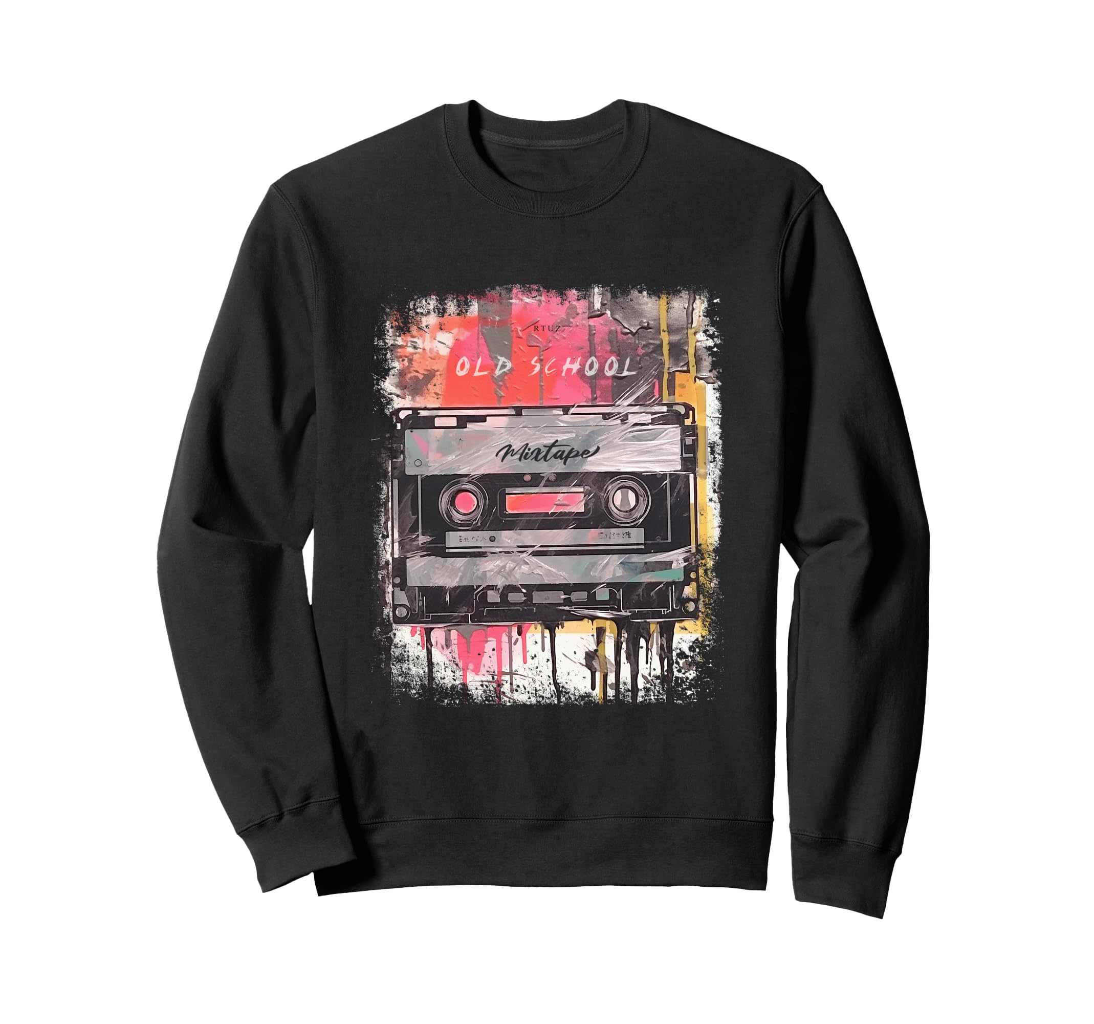 Y2K Streetwear Old School Music Sweatshirt - Minimalist Print for Adults - T-Shirt, Sweatshirt, Hoodie