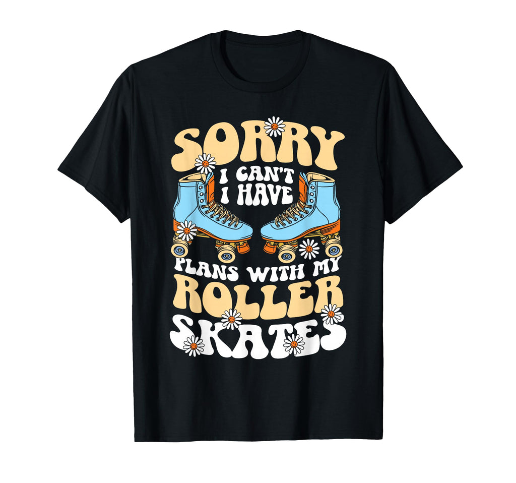 Roller Skating Skate 1970S Sorry I T-Shirt - Unique Graphic for Adults - T-Shirt, Sweatshirt, Hoodie