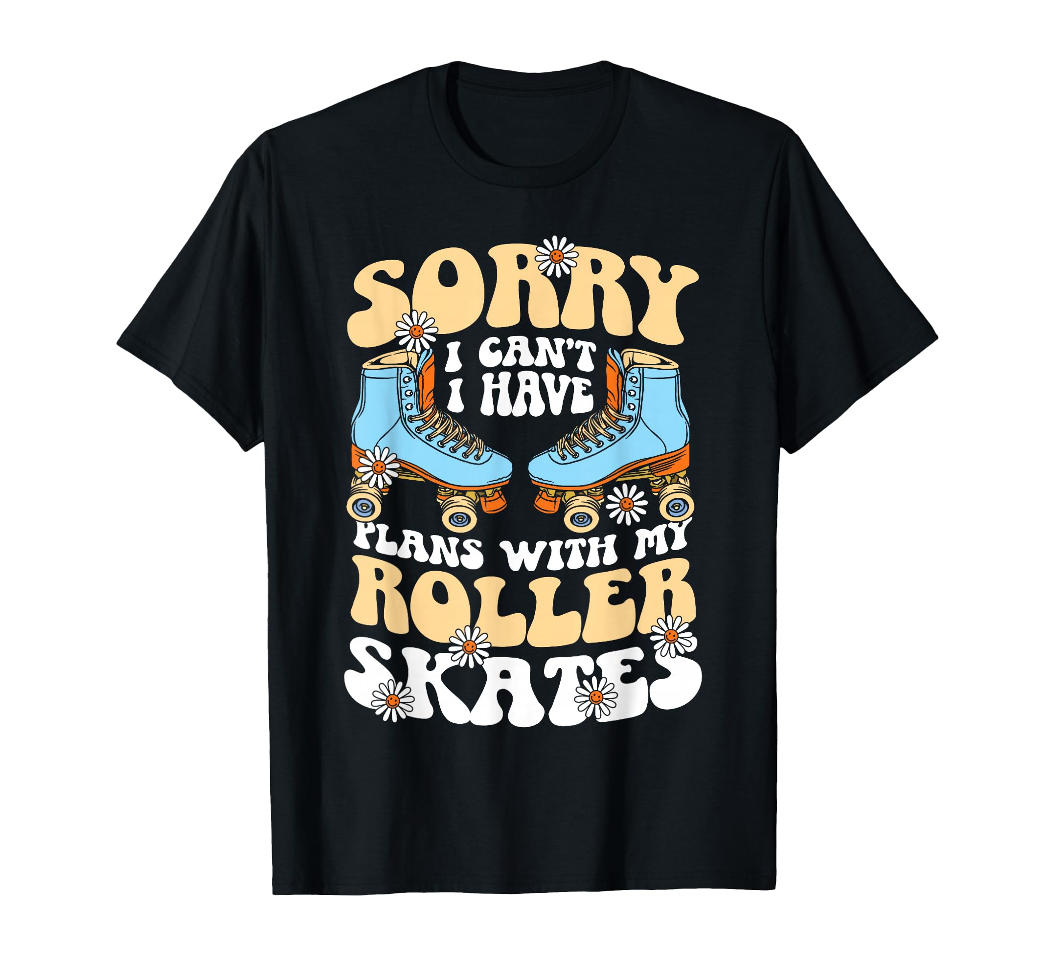 Roller Skating Skate 1970S Sorry I T-Shirt - Unique Graphic for Adults - T-Shirt, Sweatshirt, Hoodie