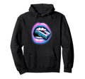 Nostalgic 80S Vibes Vibrant Lips And Hoodie - Trendy Graphic Unisex - T-Shirt, Sweatshirt, Hoodie