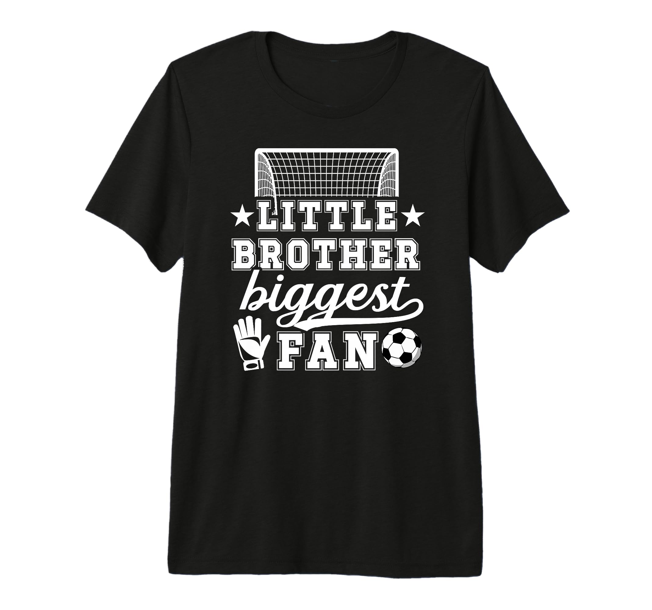 Little Brother Soccer Goalie Brother T-Shirt - Minimalist Print for Adults - T-Shirt, Sweatshirt, Hoodie