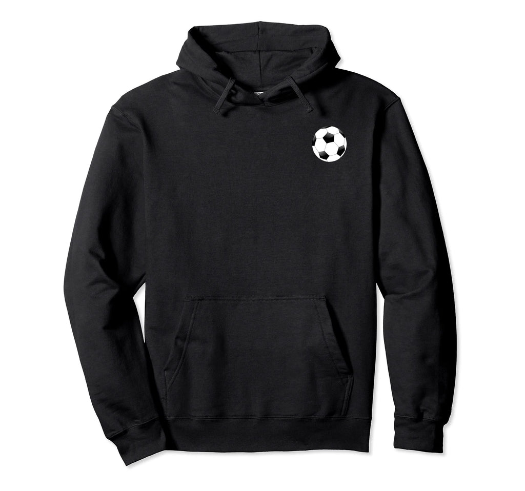 Double Sided Soccer Coach Pocket Logo Hoodie - Novelty Apparel Men Women - T-Shirt, Sweatshirt, Hoodie