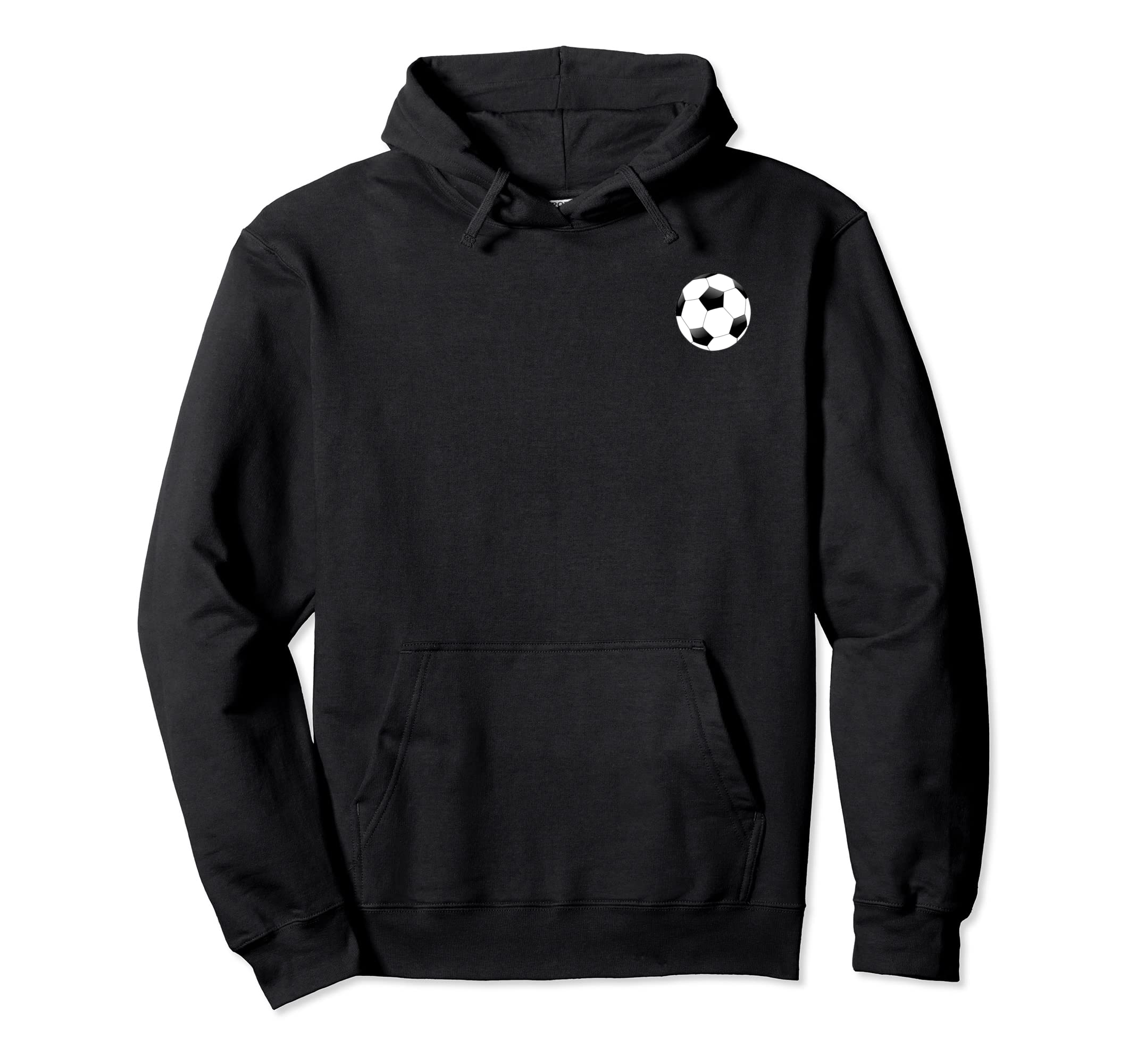 Double Sided Soccer Coach Pocket Logo Hoodie - Novelty Apparel Men Women - T-Shirt, Sweatshirt, Hoodie
