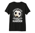 Cheering Hard Loving Harder Soccer T-Shirt - Streetwear Style Men Women - T-Shirt, Sweatshirt, Hoodie