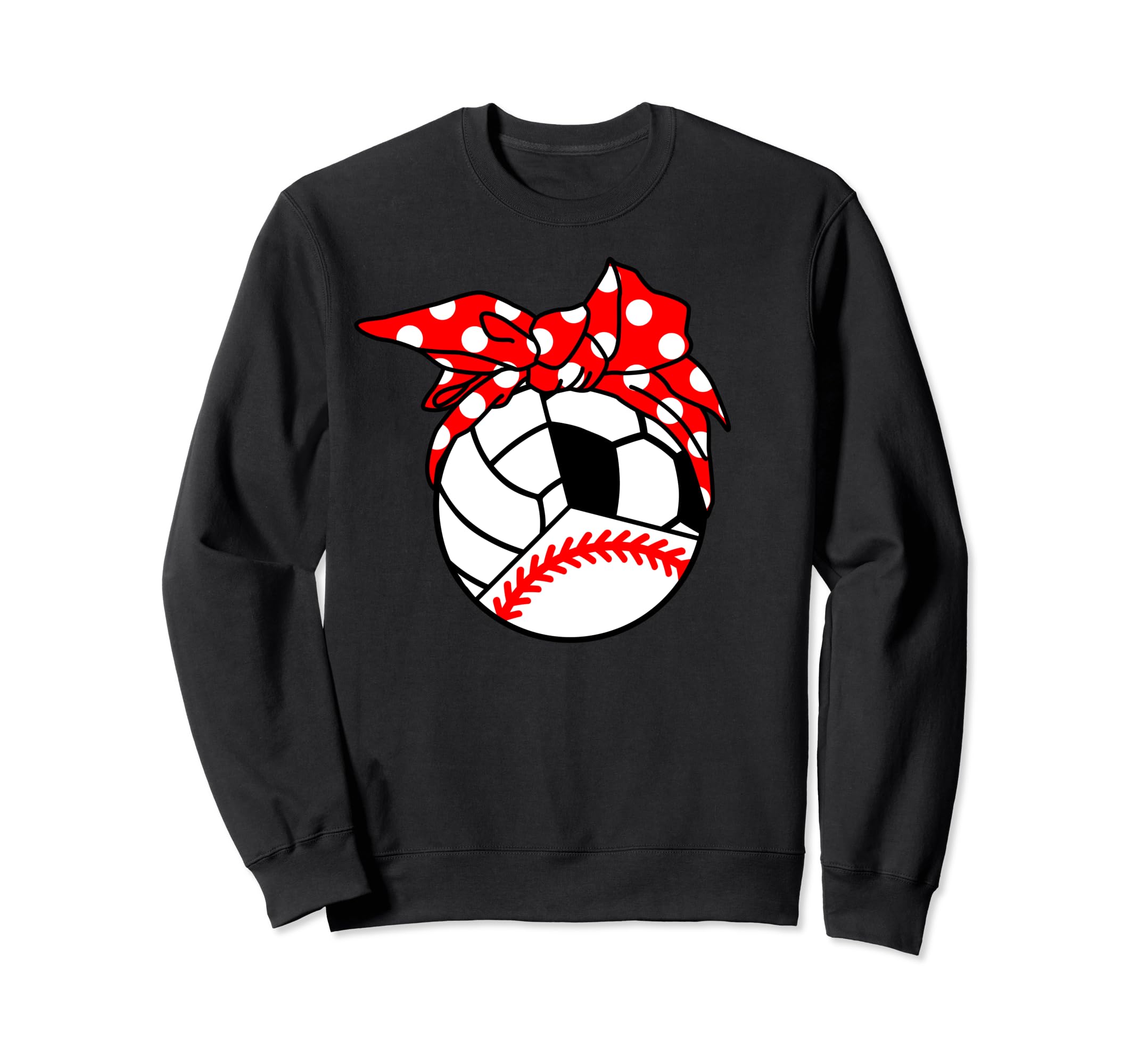 Baseball Volleyball Soccer Player Sweatshirt - Trendy Graphic for Adults - T-Shirt, Sweatshirt, Hoodie