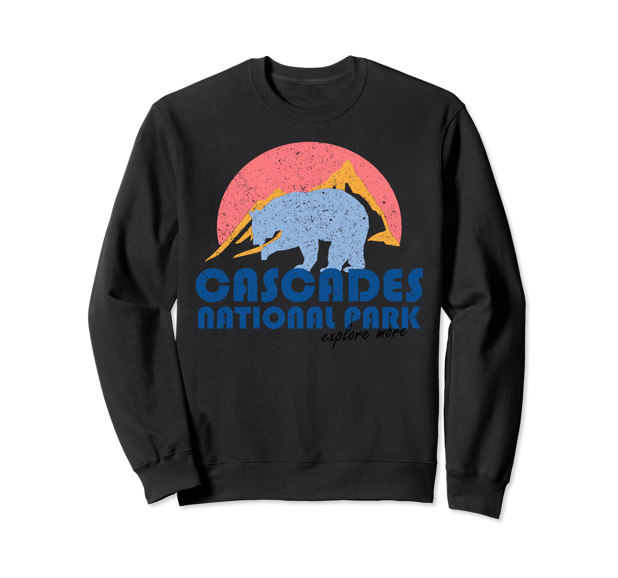Cascades National Park Sweatshirt - Custom Art Print Men Women - T-Shirt, Sweatshirt, Hoodie