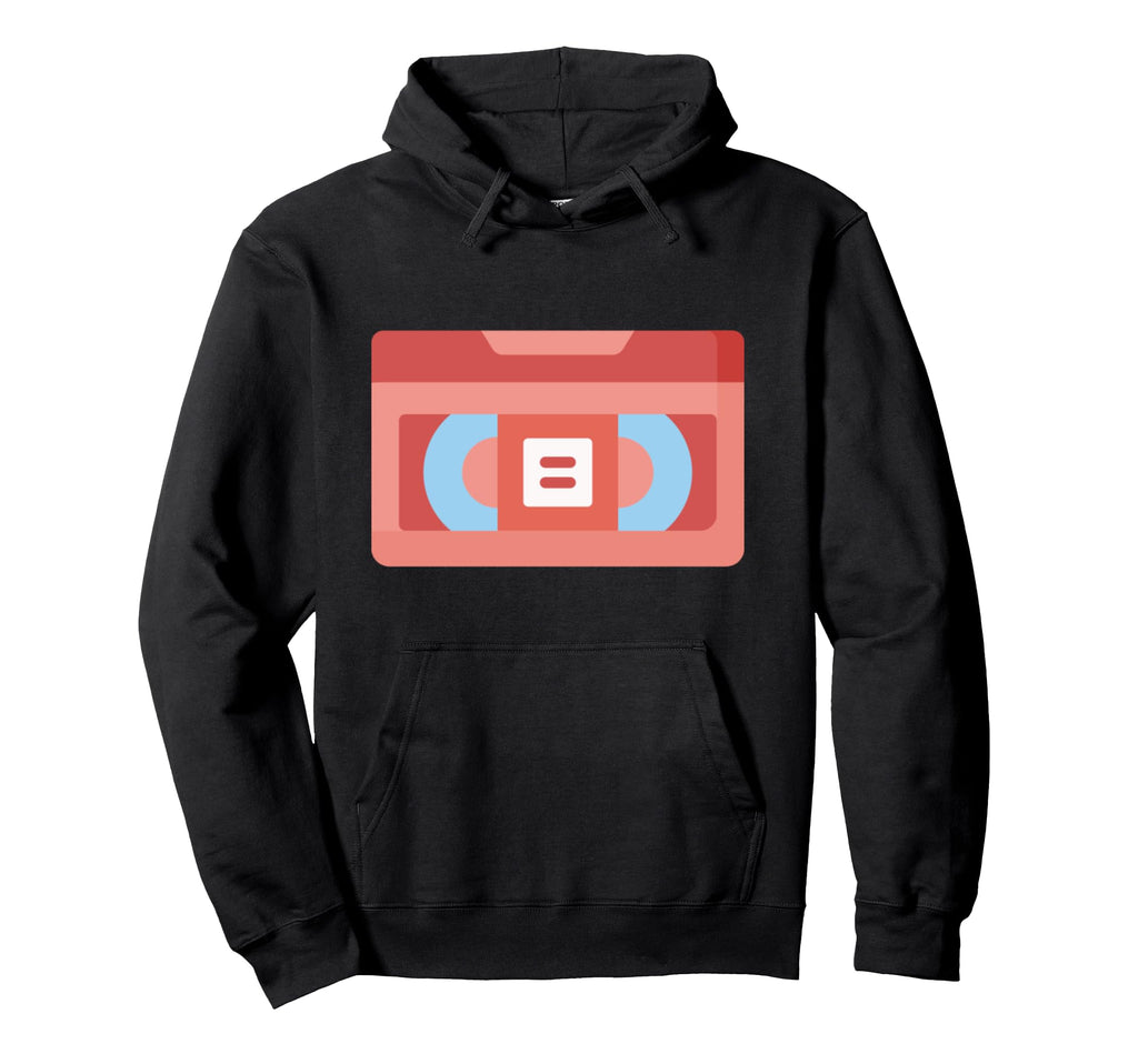 Vhs Video Cassette Tape Tv Hoodie - Unique Graphic for Adults - T-Shirt, Sweatshirt, Hoodie