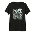 3 Racoon Soccer Howling Raccoon Head T-Shirt - Novelty Apparel for Adults - T-Shirt, Sweatshirt, Hoodie