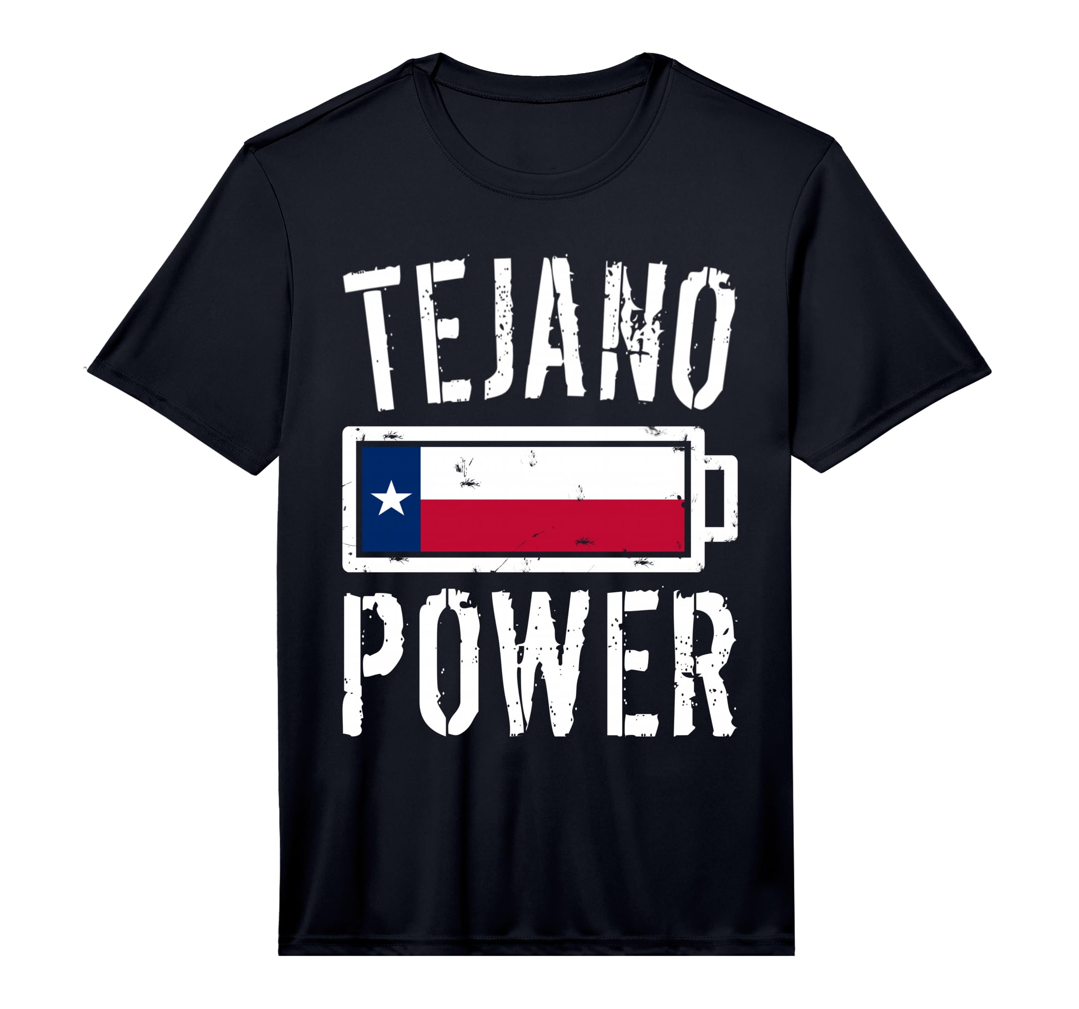 Texas Flag Tejano Power Battery Proud T-Shirt - Trendy Graphic Unisex - T-Shirt, Sweatshirt, Hoodie
