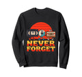 Never Forget Vhs Cassette Tape And Sweatshirt - Minimalist Print Men Women - T-Shirt, Sweatshirt, Hoodie