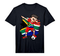 Dabbing Soccer South Africa Fans T-Shirt - Fun Novelty Design for Adults - T-Shirt, Sweatshirt, Hoodie