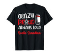 Crazy Proud Ice Hockey Goalie Grandma T-Shirt - Fun Novelty Design Unisex - T-Shirt, Sweatshirt, Hoodie