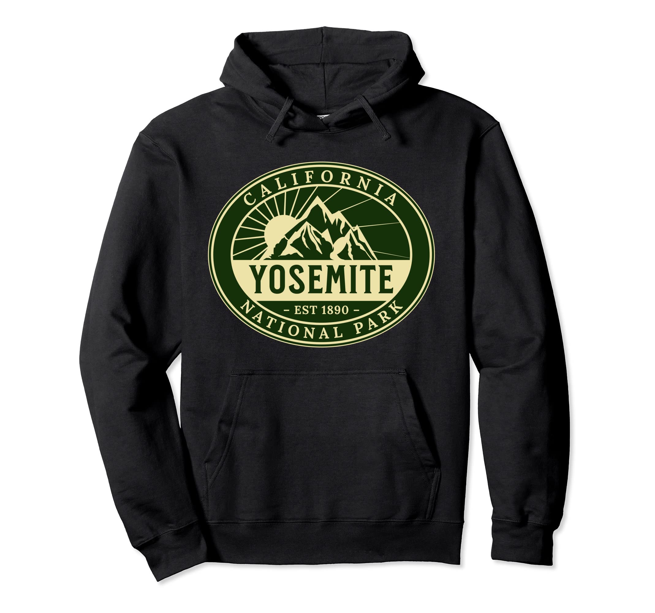Yosemite National Park California Hike Hoodie - Novelty Apparel Unisex - T-Shirt, Sweatshirt, Hoodie